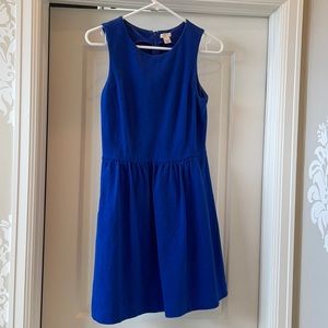 Blue j crew dress